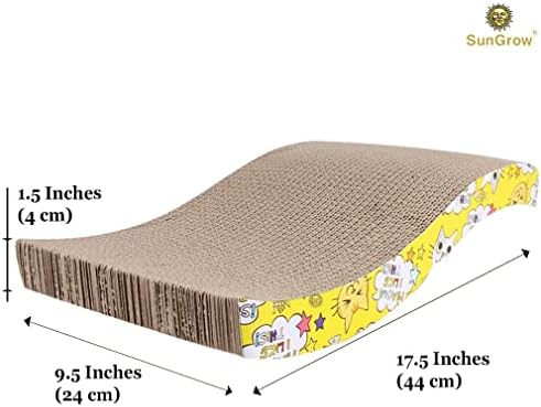 SunGrow Rabbit, Ferret & Cat Scratcher Board, Prevent Electric Shock from Wire - Image 3