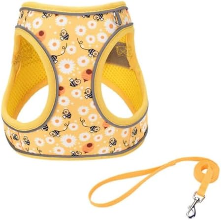 Step in Dog Harness No Pull Honeybee Adjustable Soft Mesh Harness by KocaPlye