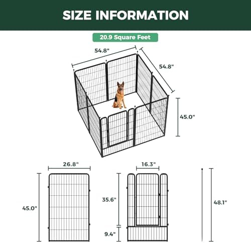 FXW Rollick Dog Playpen, Yard & RV Camping, 8 Panels - Image 6