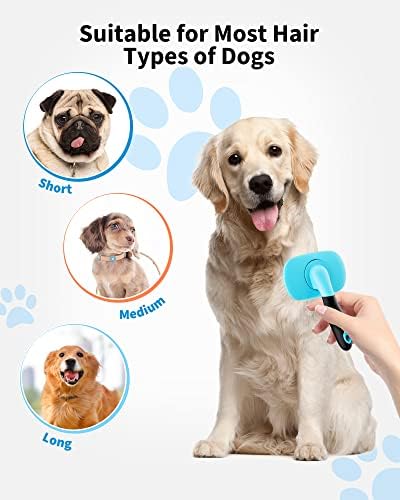 Glendan Dog & Cat Brush- Slicker Pet Brush- Shedding Grooming Tools - Image 6