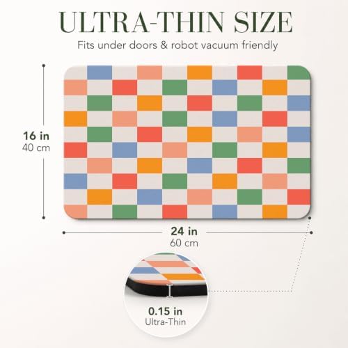 Natural Diatomaceous Earth Bath Mat, Ultra Thin Quick Dry Floor Rug - Image 3