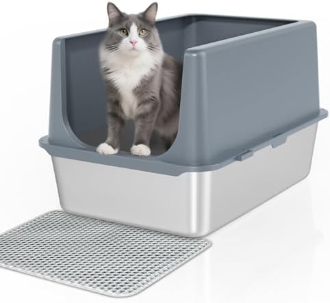 Stainless Steel Litter Box by LIHONG