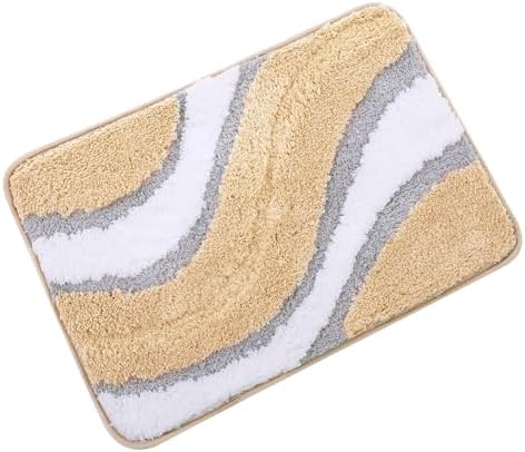 KAMA BRIDAL Microfiber Bath Mat Non-Slip Bathroom Floor Rugs Fast Water by KAMABRIDAL