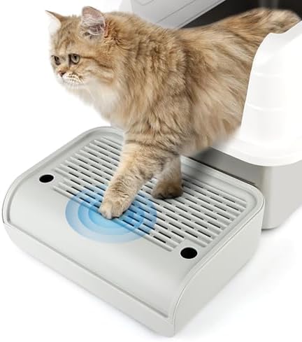 Litter Box Step, Cat Step Ramp Catcher by Bartuke