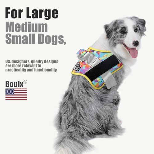 Bolux Dog Harness, No-Pull Reflective Dog Vest, Breathable Adjustable Pet - Image 4