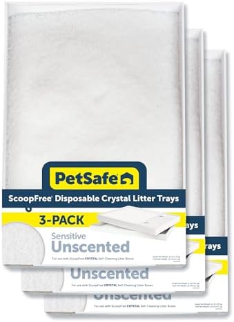 PetSafe ScoopFree Self-Cleaning Cat Litter Box Tray Refills by PetSafe