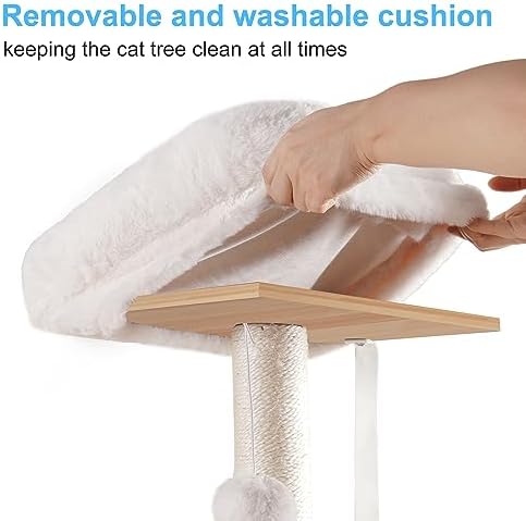 Hey-brother Wooden Cat Tree Tower - Image 4