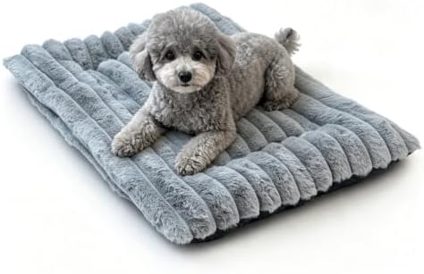 22 Inch Ultra Soft Comfy Pet Bed, Tiny Dog Bed, Washable Anti-Slip Crate Pad by ZihapgpzpPetSupplies