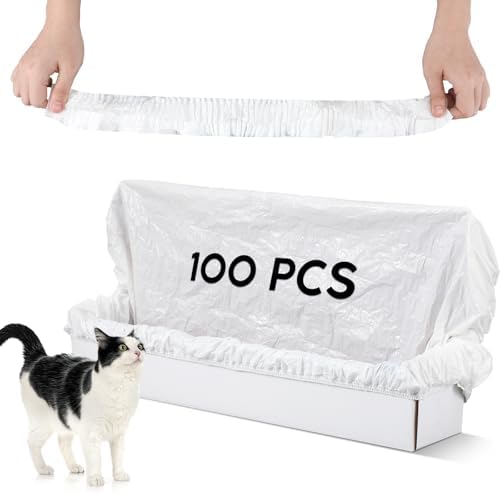 Honoson 100 Pcs Elastic Band Trash Bags by Honoson
