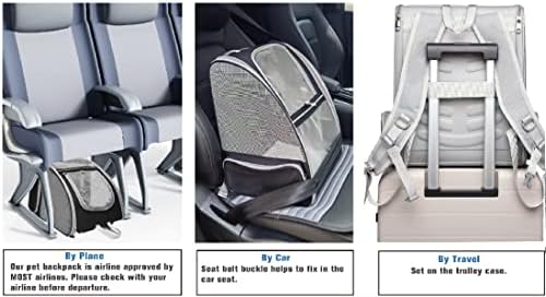 Texsens Innovative Traveler Bubble Backpack Pet Carriers - Image 3