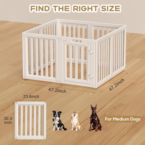 Dog Playpen Indoor, Puppy Playpen, 8 Panels - Image 3