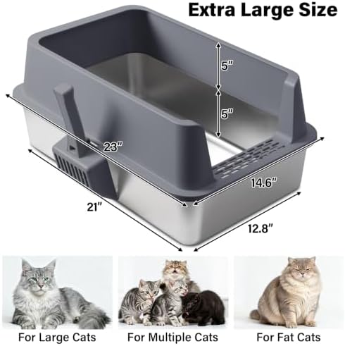 Stainless Steel Litter Box - Image 2