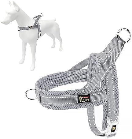 Plutus Pet No Pull Dog Harness for Large Dogs, Breathable Mesh Padded by PLUTUSPET