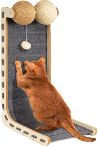 Felt Cat Scratcher for Indoor Cats, 28.4 Inch by NxwjoyPet