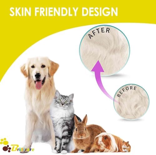 Dog Grooming Brush, Premium Soft Silicone Pet Bath Brushes, Rubber Massage - Image 6