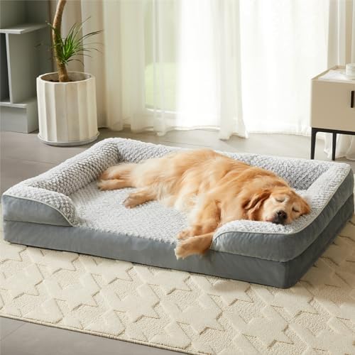 LEXTRO XL Orthopedic Dog Bed, Washable Dog Sofa Bed by LEXTRO