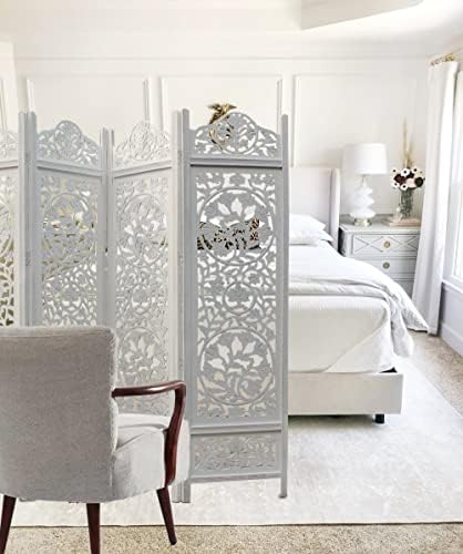 COTTON CRAFT Room Divider Wood Screen - Image 3