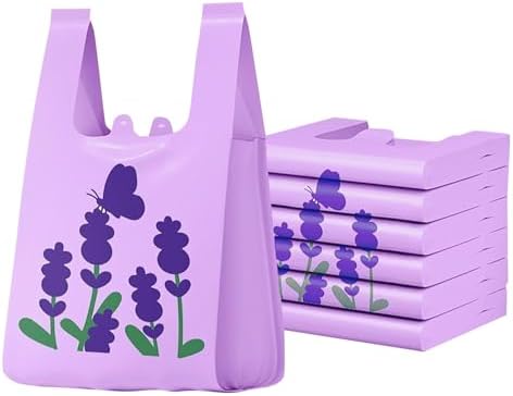 100pcs Purple Small Trash Bags 3 Gallon 4 Gallon by YYaaloa