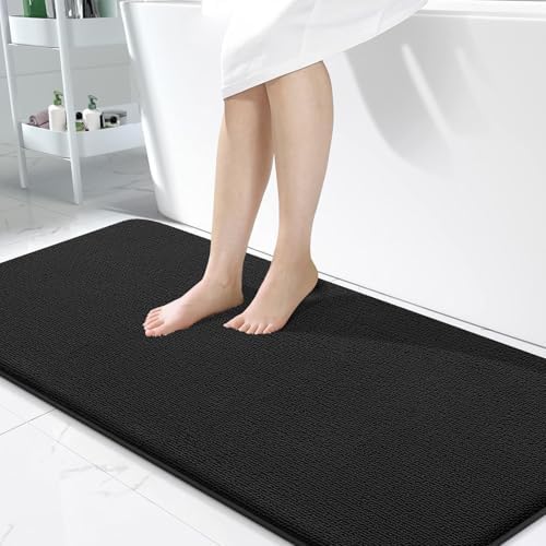 OLANLY Memory Foam Bathroom Runner Rugs 47x24, Absorbent Long Mat by OLANLY