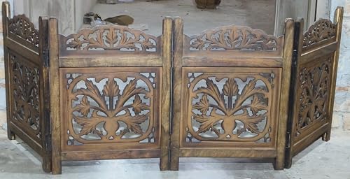 Dog Gate, Wooden Free Standing Gate - Image 2