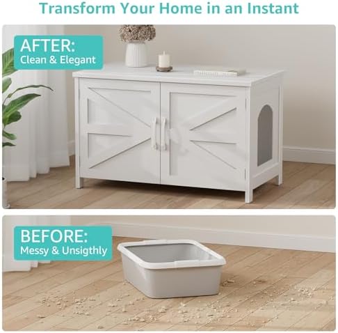 Cat Litter Box Enclosure Furniture - Image 5
