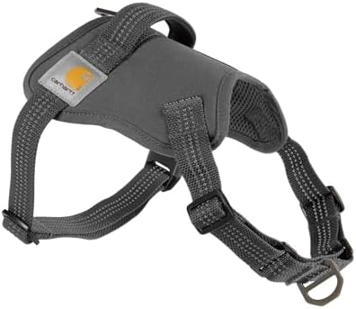 Carhartt Nylon Duck No Pull Dog Harness Gravel M by Carhartt
