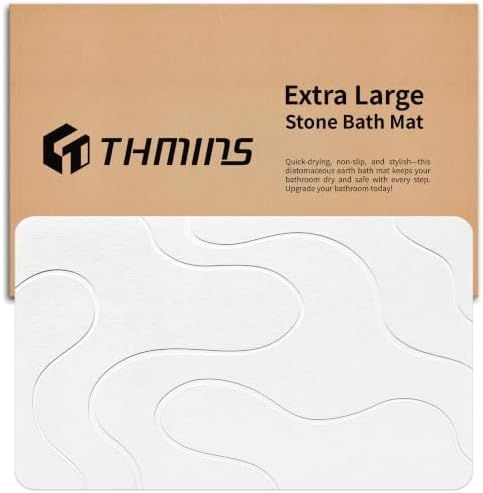 THMINS Stone Bath Mat by THMINS