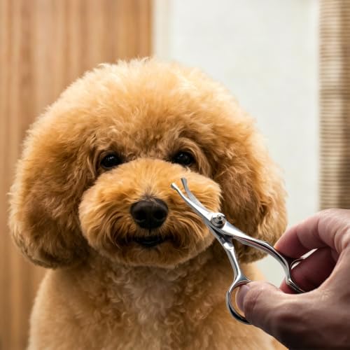 4 in1 Curved Dog Grooming Scissors Kit - Image 6