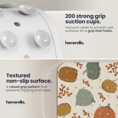 homerella Cozy Fall Non-Slip & Anti-Mold Bathtub Mat - Image 2