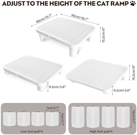 Cat Step Ramp Adjustable Litter Box Step - Image 3