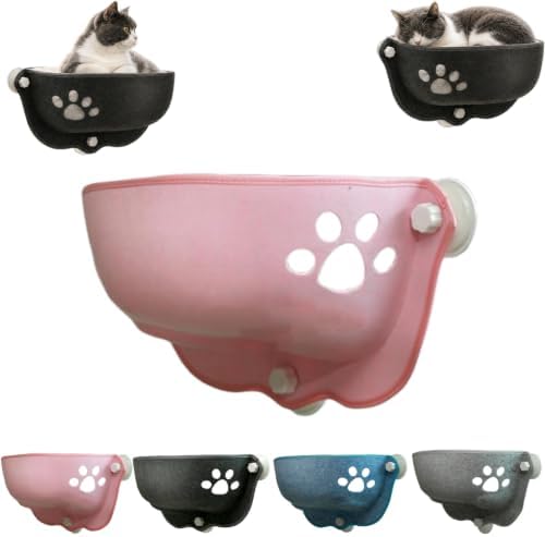 Cat Car Window Hammock with Soft Pad, Cat Car Window Seat，Pink：Large by Unknown