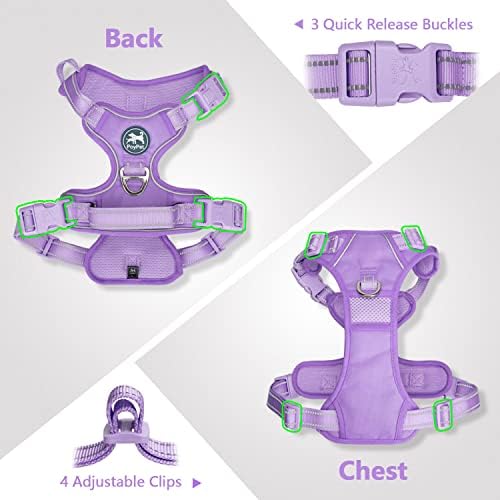 PoyPet No Pull Dog Harness, Reflective Vest - Image 4