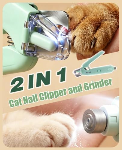 Silent Groom Pro Nail Grinder 2-in-1 Cat Nail Clipper - Image 2