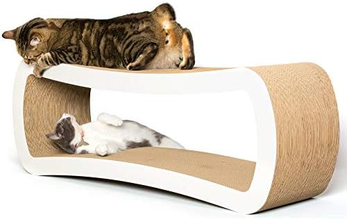 PetFusion Jumbo Cat Scratcher Lounge. Superior Cardboard & Construction by PetFusion