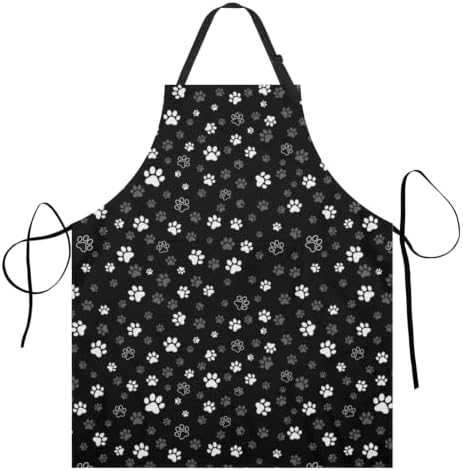 Art Apron with Pocket for Women Men by DZGlobal