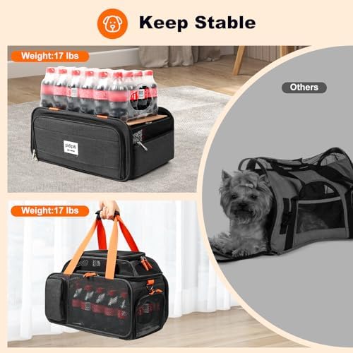 pidipiti 17x12.5x8.5 Soft-Sided pet Carrier, - Image 5