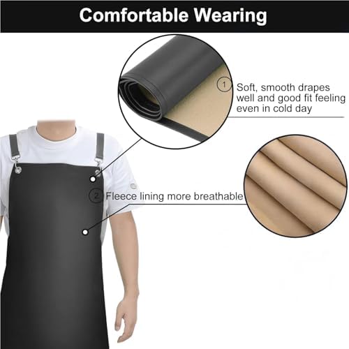 SHEOMERN Waterproof Rubber Apron, Lab Work, Dog Grooming - Image 6