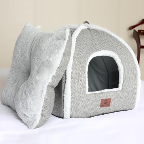 Cat Beds for Indoor -Cat Cave House Tent for Kittens and Laege Pets - Image 2