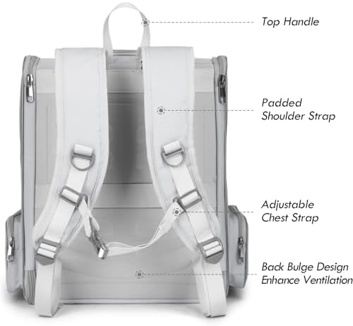 Cat Backpack Carrier, Small Dog Carrier Backpack - Image 3