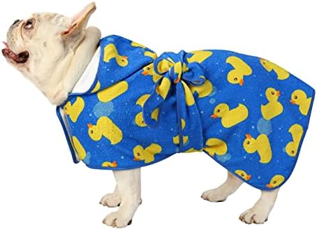 HDE Hooded Dog Bathrobe Quick Dry Towel Wrap - Image 3