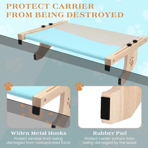 Suzile 2 Pack Cat Window Perch, Holds up to 33 Lbs - Image 5