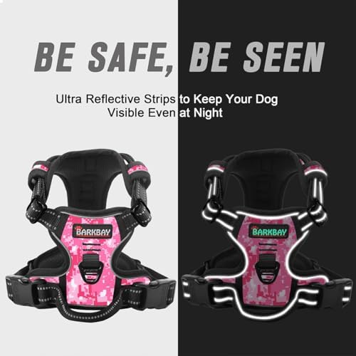 BARKBAY Dog Harness No Pull for Small Sized Dog Front Back Clips, Dog Vest - Image 5