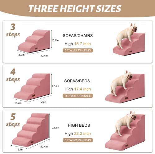 4-Step Dog Stairs for Bed or Couch - Image 5