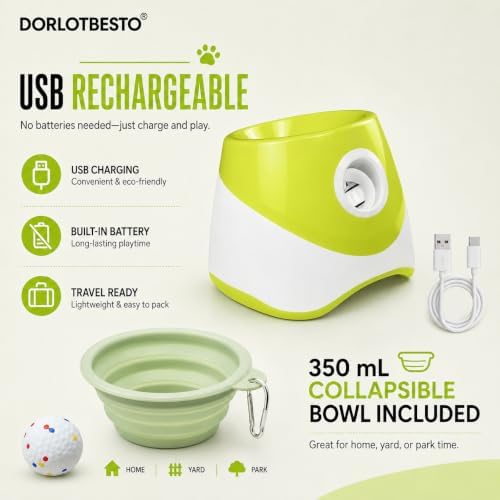 Automatic Ball Launcher for Medium Dogs, 2.28-Inch ETPU Balls - Image 3
