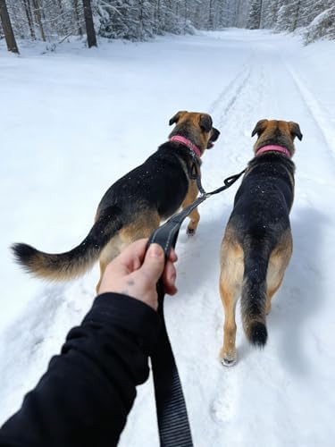 Dual Dog Leash Coupler Double Control Padded Handle - Image 5
