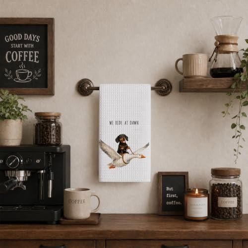 Dachshund Kitchen Towels, Cute Hand Tea Towel - Image 6