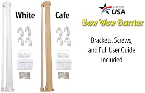 Bow Wow Barrier 28-Inch Café Retractable Exterior-Door Barrier - Image 4