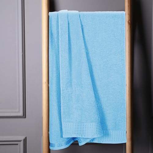 GLAMBURG Cotton 2 Pack Oversized Bath Sheet 35 x 70, Large Bath Sheet, Ultra - Image 3