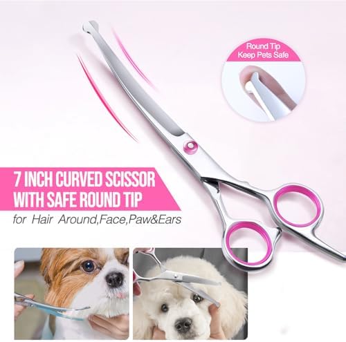 Gimars Dog Grooming Scissors Kit Professional 4CR - Image 3