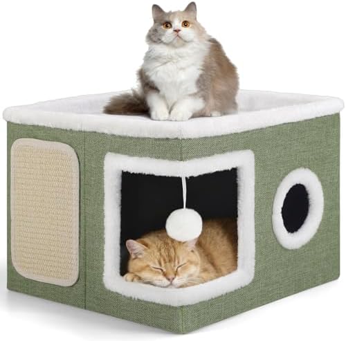 Shikha Cat House Bed for Indoor Cats by Shikha